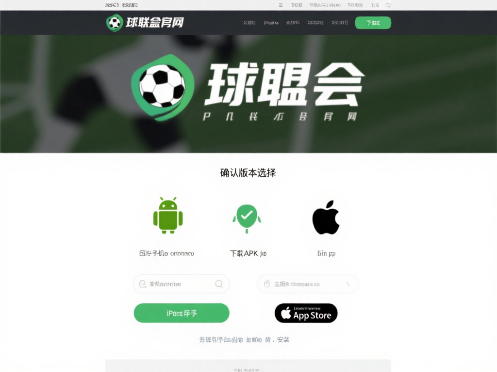 第二步，确认版本选择。在球盟会官网的下载页面，根据