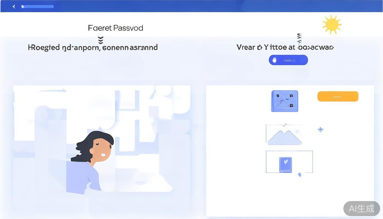 如果忘记密码，点击“忘记密码”链接，系统会引导你进